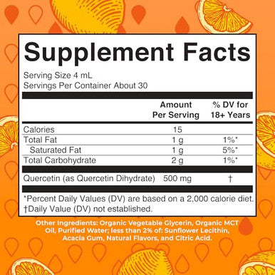 Maryruth's Organics Quercetin Liquid Drops 4 Fl Oz 500Mg