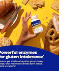 Enzymedica Glutenease Digestive Enzymes For Food Intolerance Support For Gluten & Crosscontamination Fast Acting Gas & Bloating Relief 120 Count (Ffp)