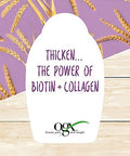 Ogx Thick & Full Biotin & Collagen Conditioner Salon Size 25.4 Ounce Bottle W/ Pump Paraben Sulfate Sustainable Ingredients Nourishing And Strengthening