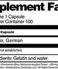 Terravita German Chamomile (Blue, Matricaria Recutita) Flower - 450 Mg (100 Capsules, Zin: 516213)