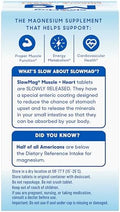 Slowmag Mg Muscle + Heart Supports Muscle Relaxation And Heart Health. Magnesium Chloride + Calcium SlowRelease Tablets Easy To Absorb And Gentle On The Stomach. 60 Count (Pack Of 2)