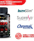 Alpha Lion Cravings Killer Supplement With Saffron Extract & Garcinia Cambogia Extract For Metabolism & Diet Support Helps Control Hunger & More (50 Capsules)