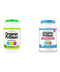 Orgain Organic Plant Based Protein Powder Natural Unsweetened Vegan Low Net Carbs 1.59 Pound Organic Plant Based Protein Superfoods Powder Vanilla Bean Vegan Non Dairy 2.02 lb