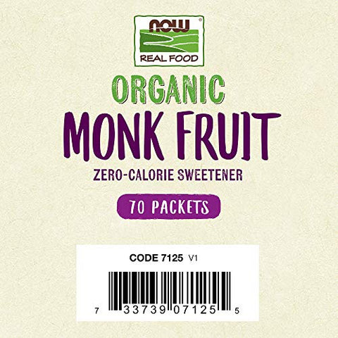 NOW Foods Monk Fruit Organic, 70 Packet