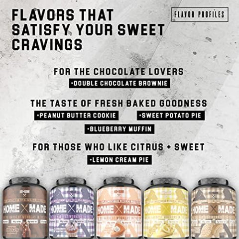 Axe & Sledge Supplements Home Made Whole-Foods-Based Meal Replacement Powder With Digestive Enzymes Protein Carbohydrates And Fats 25 Servings Blueberry Muffin