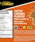 HONEY STINGER Organic Salted Caramel Waffles, 1.06 Ounce (Pack of 12)