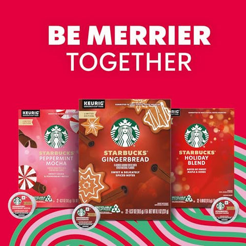 Starbucks Flavored K-Cup Coffee Pods ÃƒÂ¢Ã¢â€šÂ¬Ã¢â‚¬Â Peppermint Mocha for Keurig Brewers ÃƒÂ¢Ã¢â€šÂ¬Ã¢â‚¬Â 1 box (10 pods)