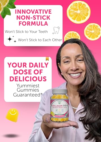 Lunakai Usa Made Collagen & B12 Gummies Bundle For Adults 50 Supports Skin Hair Joint Health & Energy Non-Gmo Delicious Lemon & Orange Flavors 60Ct Each