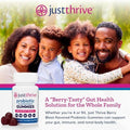 Just Thrive Probiotic Gummies - Kids Men And Womens Probiotic - For Digestive And Overall Health 30 Count