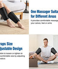 Fit King Air Compression Leg Massager Sequential Compression Device With 2 Modes & 3 Intensities Calf Massager With Adjustable Velcro Design Fsa-Hsa