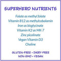 Super MiniMulti Childrens Multivitamin Swallowable Capsules with Methyl Folate Methyl B12 and Coenzyme B Vitamins for Growth Focus Brain Health 120 Capsules