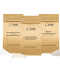 PURE ORIGINAL INGREDIENTS Borax, Soap Flakes, And Washing Soda Bundle, (2 Lb) Homemade Laundry Detergent, Cleaning Supplies