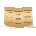 PURE ORIGINAL INGREDIENTS Borax, Soap Flakes, And Washing Soda Bundle, (2 Lb) Homemade Laundry Detergent, Cleaning Supplies