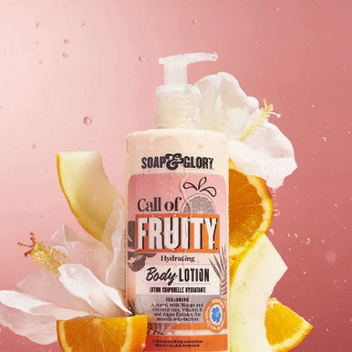 Soap & Glory Original Pink The Righteous Butter Moisturizing Body Lotion Pump - Shea Butter Vitamin E & Aloe Vera Vegan Body Moisturizer - Rose & Bergamot Scented Lotion (500Ml)