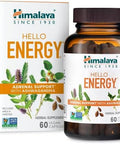 Himalaya Hello Energy Herbal Supplement With Ashwagandha Amla Haritaki Daily Energy Support Positivity Metabolism Caffeine Gluten Nongmo Vegan 60 Capsules 30 Day Supply