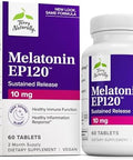Terry Naturally Melatonin Ep 120 10Mg Sleep Support Supplement With Antioxidants Gluten Supplement For Healthy Sleep Dietary Supplement To Aid Healthy Aging & Immune Health 60 Tablets