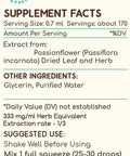 Passionflower B120 Alcohol-Free Herbal Extract Tincture, Concentrated Liquid Drops Natural (Passiflora Incarnata) 4 fl oz