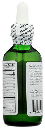 Sweetleaf Sweet Leaf Sweet Drops Sweetener Vanilla Creme - 2 fl oz - All Natural - Zero Calories - Diabetic friendly by