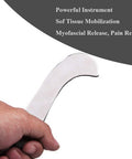 FeelSport Fsa/Hsa Stainless Steel Guasha Scraping Massage Tool-Muscle Scraper Tool For Soft Tissue, Physical Therapy For Back, Legs, Arms, Neck, Shoulder (A)