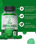 Atlantis Nutrition Ashwagandha Gummies - 1500 Mg Per Serving - Promotes Calmness, Improves Mood, Boosts Energy Levels & Strengthens Immune System - Formulated With Vitamin D & Zinc - Vegan 60 Count