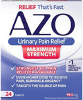 Azo Complete Feminine Balance Daily Probiotics For Women Clinically Proven To Help Protect Vaginal Health & Urinary Pain Relief Maximum Strength Fast Relief Of Uti Pain Burning & Urgency