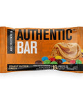 Authentic Bar Peanut Butter Candy Protein Bars Tasty Meal Replacement Energy Bars w/ 16g Whey Protein Isolate Natural Sugars from Pure Honey Healthy Fat Peanut Butter Foundation 12 Pack