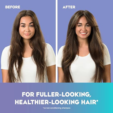 Ogx Thick & Full + Biotin Collagen Extra Strength Volumizing Shampoo With Vitamin B7 Hydrolyzed Wheat Protein For Fine Hair. Sulfate- Surfactants Thicker Fuller Hair 13 Fl Oz (Pack Of 2)