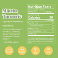Golde - Superfood Latte Blend - Matcha Turmeric - Plant-Based W/Turmeric, Coconut, & Matcha - Stress Balance - Vegan, Keto, & Sugar- - 30 Servings