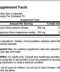 Swanson Calcium Citrate Plus Magnesium - Mineral Supplement Promoting Strong Bones Energy Production & Muscle Relaxation - May Support Cardiovascular Health - (150 Capsules)
