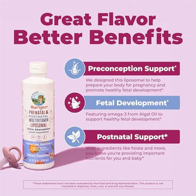 Maryruth's Prenatal & Postnatal Multivitamin Liposomal 30 Servings