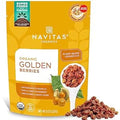 Navitas Organics GoldenberriesÃ¢â‚¬â€œ For Healthy Snacks, Topping, Baking & More Ã¢â‚¬â€œ Dried Fruit Ã¢â‚¬â€œ No Added Sugar & Sulfite Free Ã¢â‚¬â€œ USDA Organic, Non GMO, Kosher, Gluten Free, Vegan (8oz. Bag, 8 Servings)