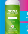 Method PRODUCTS PBC 1880 Lime and Sea Salt All-Purpose Cleaning Wipes 30-count