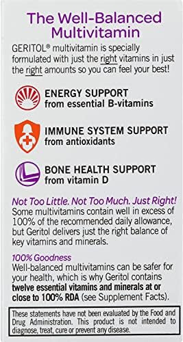 Geritol Multivitamin Nutritional Support Tablets Balance Of 26 Essential Vitamins And Minerals 100Count Bottles (Pack Of 2)