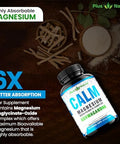 Calm Magnesium Glycinate with Ashwagandha Root Extract