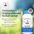 Christopher'S Original Formulas Herbal Calcium Natural Bone Support 100 Caps Pack Of 4