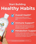 Maryruth'S Liquid Morning Multivitamin (Fruit Punch) & Liquid Nighttime Multimineral (Coconut 15Oz) Clean Label Project Verified Vegan Vitamins For Energy Bedtime Routine & Overall Health