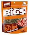BIGS Sunflower Seeds, Sizzlin' Bacon Flavor, 5.35 oz. (Pack of 12)