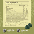 Herbamama Adrenal Support Gummies - Pure Adrenal Complex Supplement For Women With Ashwagandha Root Rhodiola Rosea & Magnesium - Vegan Non-Gmo - 60 Pectin-Based Blueberry-Flavored Chews