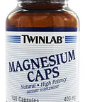 TwinLab Magnesium Caps 100 capsules 6 Pack