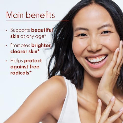 Love Wellness Good To Glow Collagen Supplement With Biotin Vitamin C E Ashwagandha & Zinc Promotes Smooth Glowing & Clear Skin Enhances Smoothness & Promotes Healthy Skin 60 Count