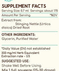 Stinging Nettle Root B120 (2pcs) Alcohol-Free Herbal Extract Tincture, Concentrated Liquid Drops Natural (Urtica Dioica) (2x4 fl oz)