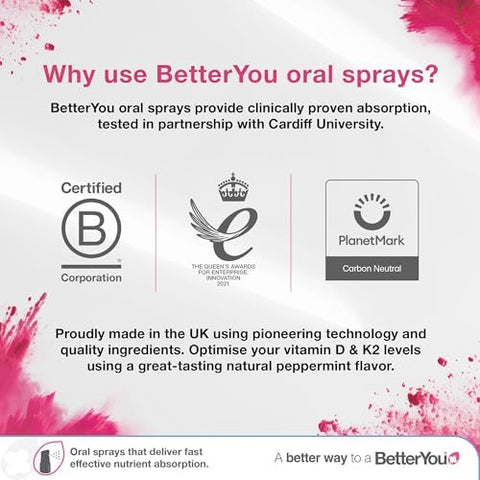 Better You Dlux 1000 Vitamin D Spray 15Ml