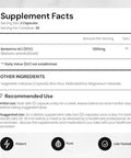 Aceworkz Organic Berberine Hcl Supplement 1200Mg - Supports Healthy Blood Sugar Levels And Metabolism - Bioperine Enhanced Absorption (60 Capsules)
