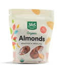 365 by Whole Foods Market, Organic Roasted Unsalted Almonds, 10 Ounce