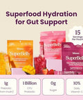 Blume Superbelly Gut Health & Hydration Drink Mix â€“ Variety Pack (Strawberry Hibiscus AÃ§aÃ­ Pomegranate Mango Passion Fruit) â€“ Probiotics Acv Vitamin C â€“ 45 Packets