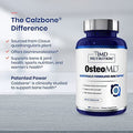 1MD Nutrition OsteoMD for Comprehensive Bone Support with Calcium Hydroxyapatite Vitamin D3 K2 90 Capsules