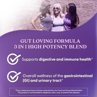 Doctor'S Best Womens Digestive Probiotic Prebiotic With Cranberry And Preforpro (4 Billion Cfu) Supports Urinary Tract Nongmo Vegan 30 Veggie Caps