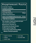 Gaia Herbs Black Elderberry Daily Immune Support Supplement To Help Maintain Wellbeing With Black Elderberries And Acerola Fruit For Antioxidant Support 120 Vegan Capsules (60Day Supply)