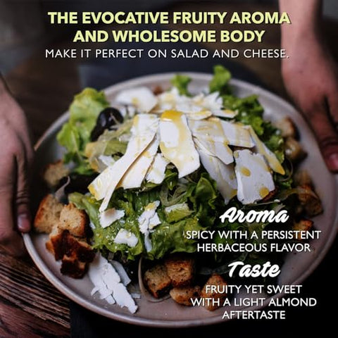 Frantoia Extra Virgin Olive Oil, 33.8 fl oz (1 Liter) ÃƒÂ¢Ã¢â€šÂ¬Ã¢â‚¬Å“ Award-Winning Sicilian EVOO Made from Biancolilla, Nocellara del Belice & Cerasuola Olives ÃƒÂ¢Ã¢â€šÂ¬Ã¢â‚¬Å“ Cold-Pressed within 24 Hours for Fresh, Fruity Flavor [Pack of 2]