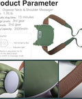 Dojavop Neck Massager With Heat Cordless Deep Tissue Massager For Neck And Shoulder Pain Relief Bionic Hand Electric Cervical Back Massager